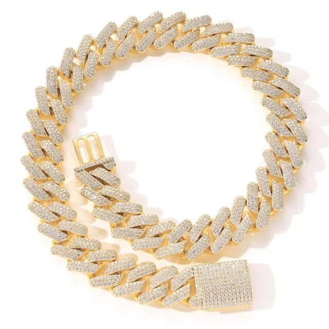 Men's 20mm Iced Out Miami Cuban Link Necklace