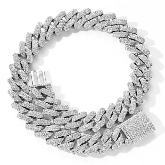Men's 20mm Iced Out Miami Cuban Link Necklace