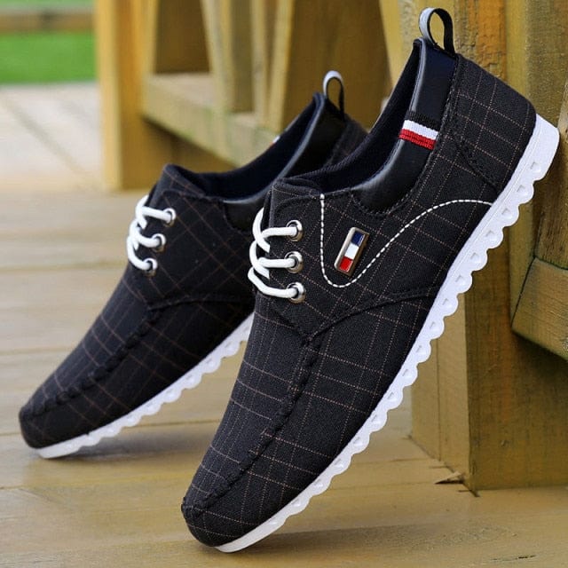 Men's Genuine Leather Slip-On Loafer Driving Shoes