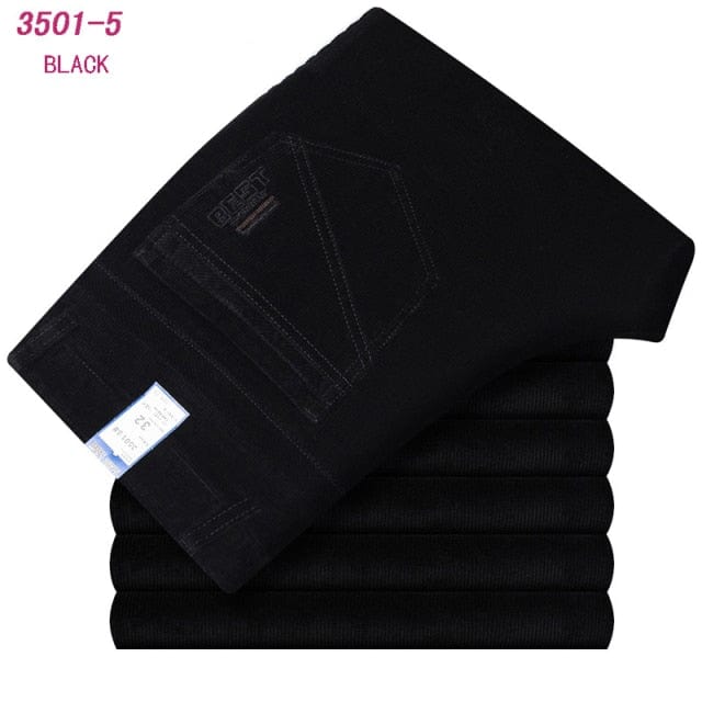 Men's Velvet Corduroy Fleece Straight Trousers