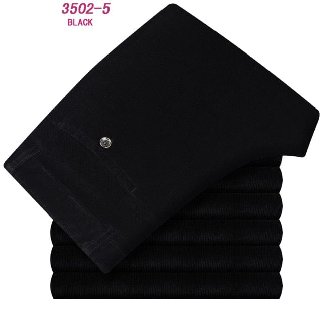 Men's Velvet Corduroy Fleece Straight Trousers