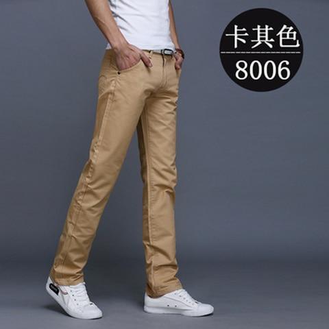 Men's Cotton Cargo Pants — Multi-Pocket, Stretch Fit