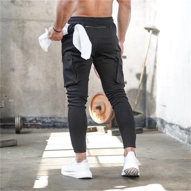 Men's Skinny Gym Workout Jogger Sweatpants