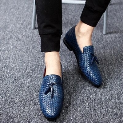 Men's Leather Driving Moccasin Oxford Loafers Sizes 38-48