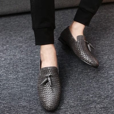 Men's Leather Driving Moccasin Oxford Loafers Sizes 38-48