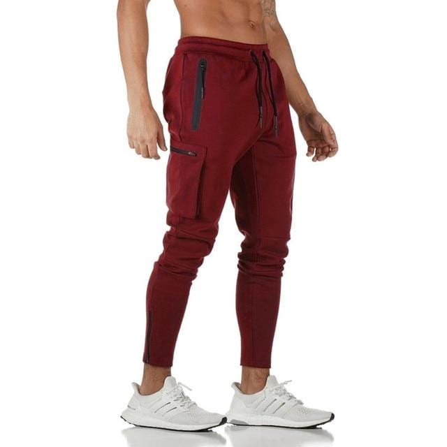 Men's Skinny Gym Workout Jogger Sweatpants