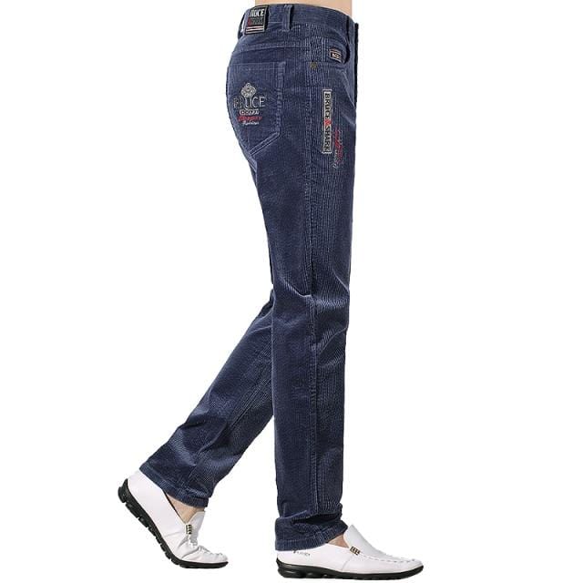 Men's Corduroy Straight Stretch Business Pants