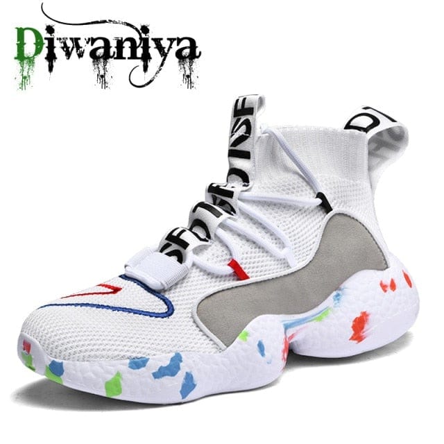 Men's High Top Basketball Sneakers Ankle Boots