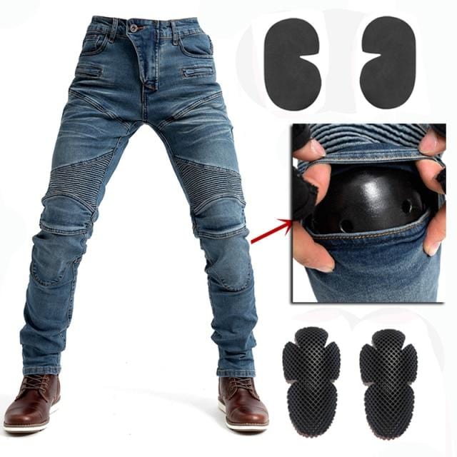 Men's Protective Motocross Riding Jeans