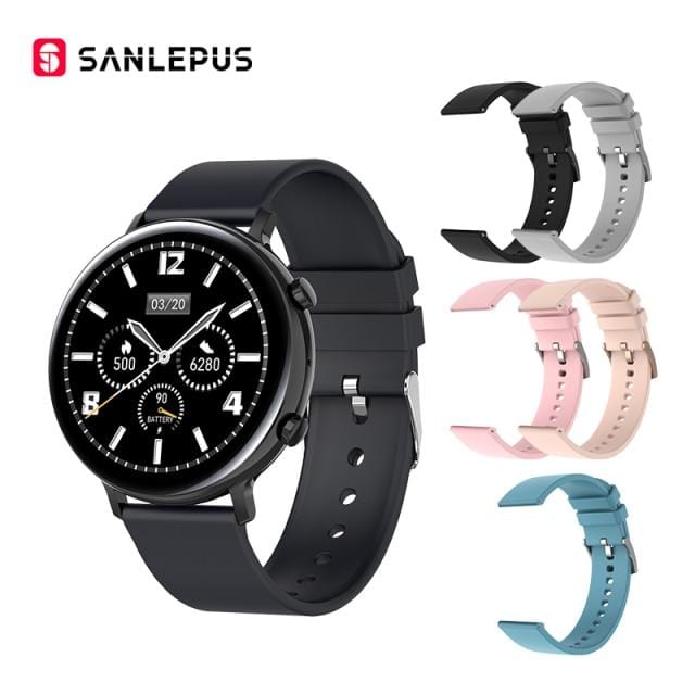 SANLEPUS 2021 Smart Watch Dial Calls Men Women Waterproof Smartwatch ECG PPG Fitness Bracelet Band For Android Apple Xiaomi