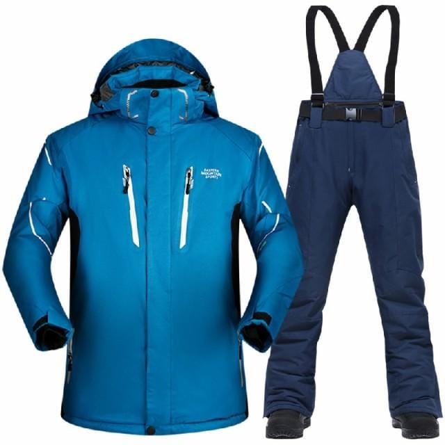 Men's Waterproof Windproof Winter Ski Jacket and Pants Set