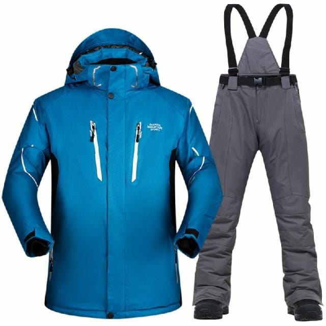 Men's Waterproof Windproof Winter Ski Jacket and Pants Set