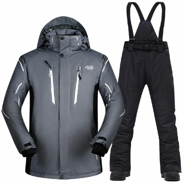 Men's Waterproof Windproof Winter Ski Jacket and Pants Set