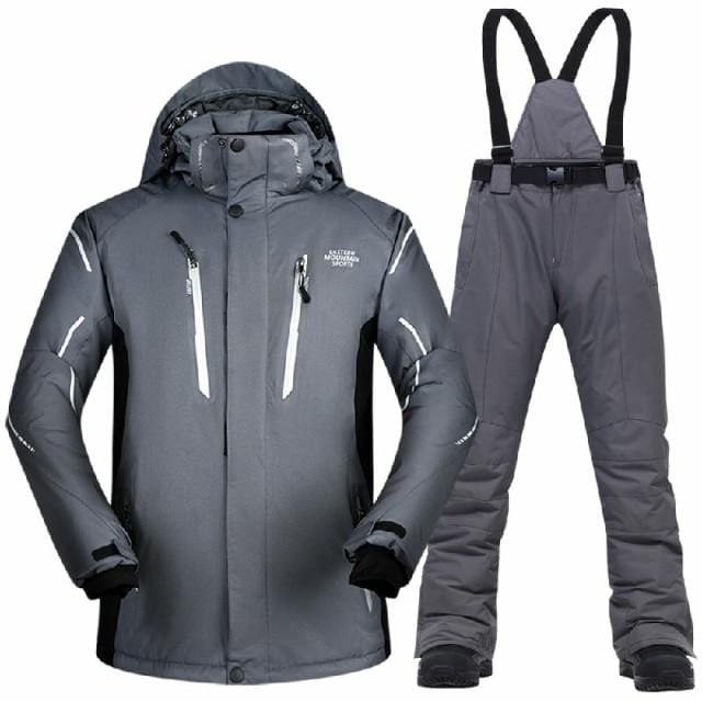 Men's Waterproof Windproof Winter Ski Jacket and Pants Set
