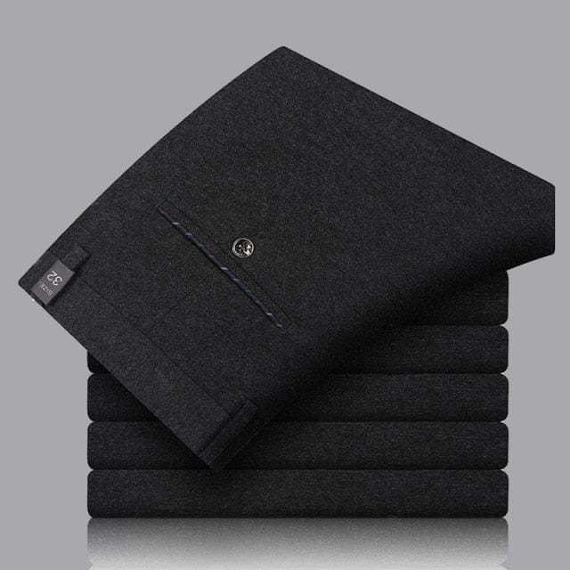 Men's Brushed Winter Business Trousers