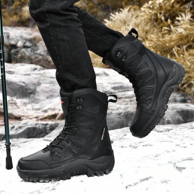 Men's Waterproof Breathable Leather Boots