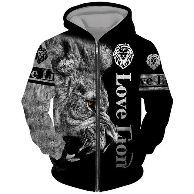 Men's 3D Print Hoodie Tracksuit Pullover Jacket Pants Sportswear Set