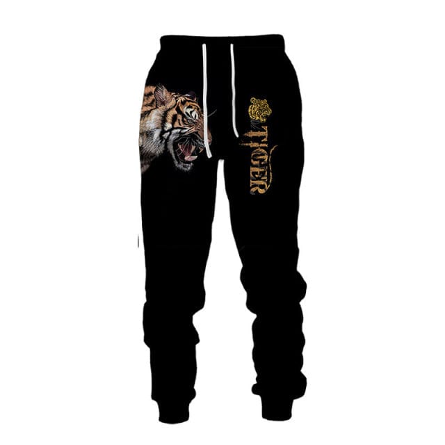 Men's 3D Print Hoodie Tracksuit Pullover Jacket Pants Sportswear Set