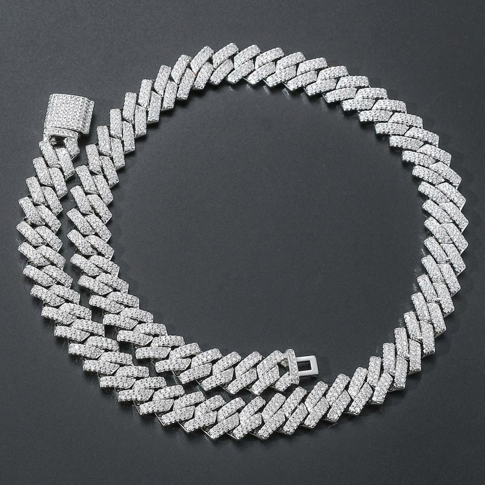 Men's Iced Out Miami Cuban Link CZ Hip Hop Necklace