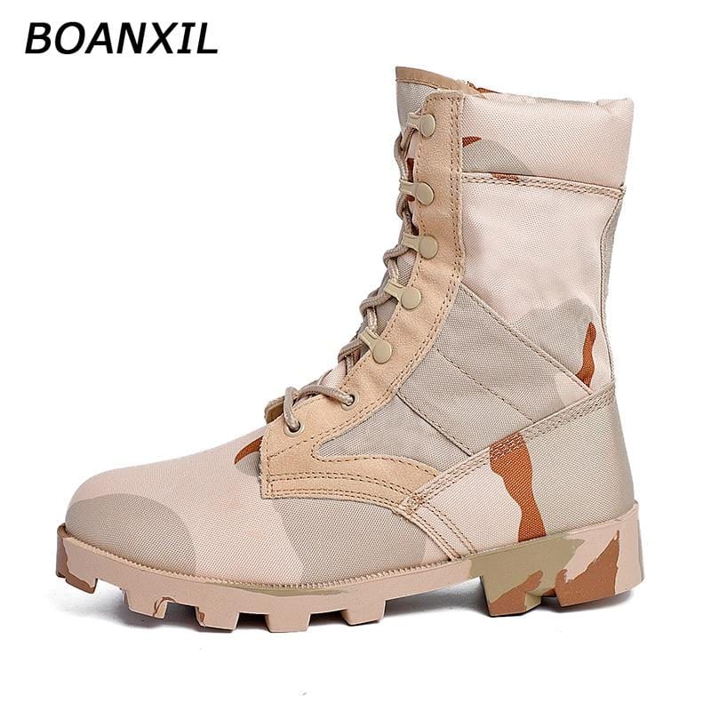 Men's Military Tactical Combat Ankle Work Boots