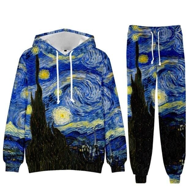 Men's Baroque Fleece Hoodie and Jogger Tracksuit