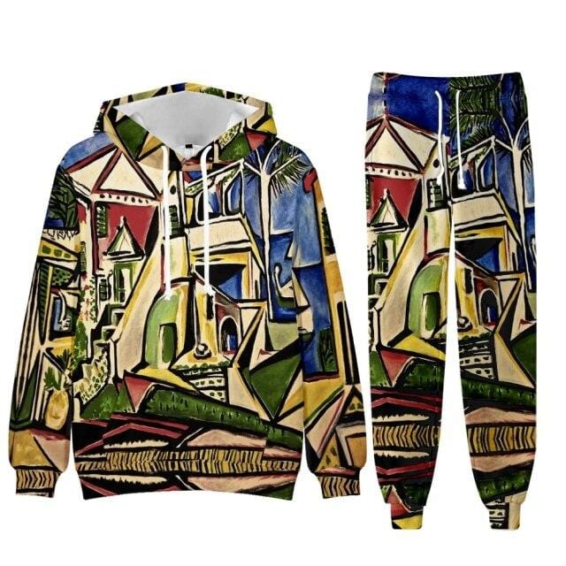 Men's Baroque Fleece Hoodie and Jogger Tracksuit