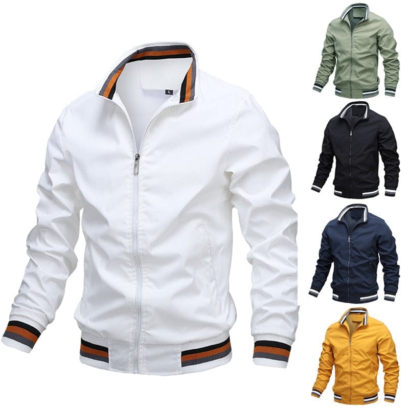 Men's Outdoor Army Cargo Bomber Windbreaker Jacket