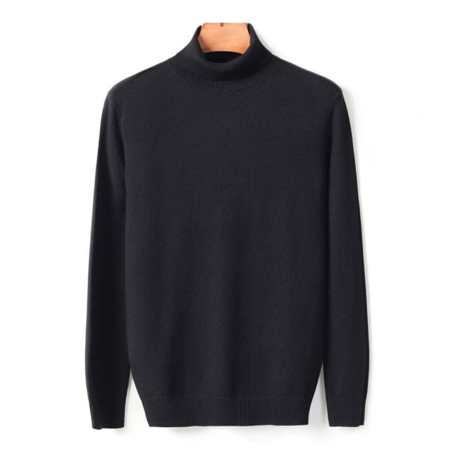 Men's Thick Turtleneck Casual Pullover Sweater